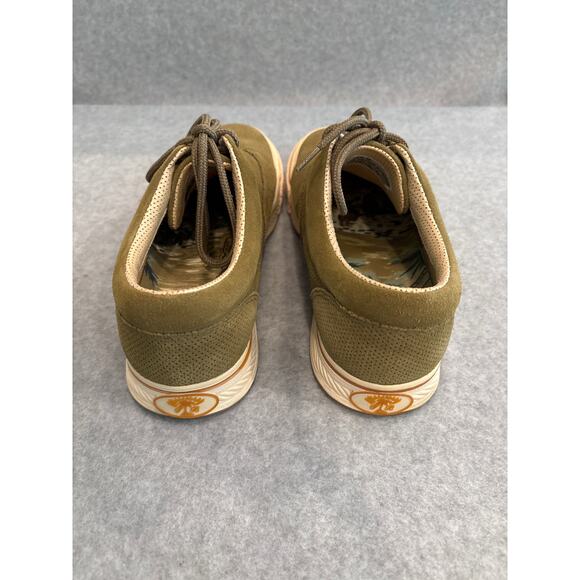 Tommy Bahama Relax Rum Runner Men's Size 10 Almond Suede Boat Sneakers Shoes - Picture 6 of 10